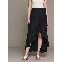 Label Ritu Kumar Ruffled Maxi Wrap Skirt-picture-35