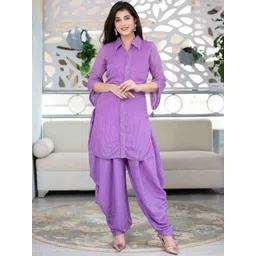 Label Shaurya Sanadhya Striped Sequinned Kurta with Patiala-picture-22