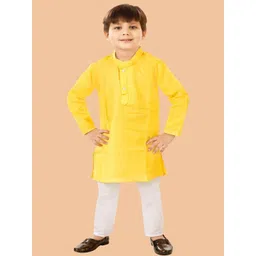 LABELZERO Kids Regular Kurta with Pyjamas-picture-57