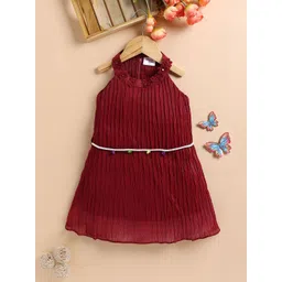 LACKii DOLL Girls Applique Fit & Flare Dress-picture-23