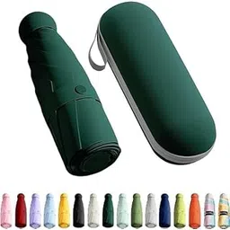 lacossi Umbrella, Mini Folding Windproof & Compact UV Umbrella for Sun Protection Rain Windproof Strong Large 3 Fold for Men Women, Kids Boys Girls Perfect Small, Stylish & Compact-picture-40