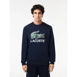 Lacoste Blue Classic Fit Printed Sweatshirt-picture-41