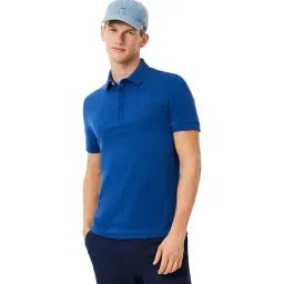 Lacoste Blue Paris Stretch Pique Regular Fit Polo T-Shirt-picture-39