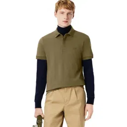 Lacoste Green Paris Stretch Pique Regular Fit Polo T-Shirt-picture-29