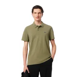 Lacoste Khaki Regular Fit Polo T-Shirt-picture-29