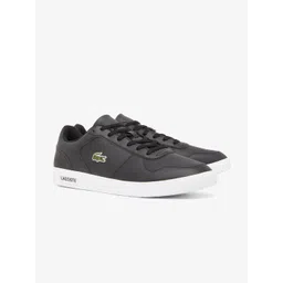 Lacoste Men Colourblocked Round Toe Leather Sneakers-picture-19