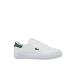 Lacoste Men's Powercourt Logo Tongue White Casual Sneakers-picture-38