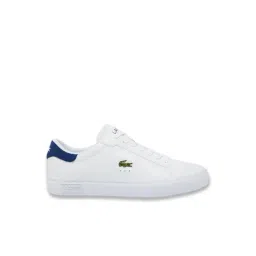 Lacoste Men's Powercourt Logo Tongue White Casual Sneakers-picture-39