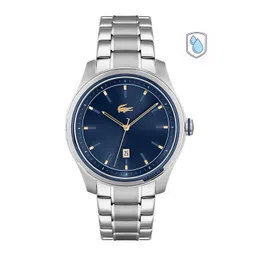 Lacoste MUSKETEER Men Blue Brass Solid Dial & Silver Bracelet Analogue Watch - 2011149-picture-15