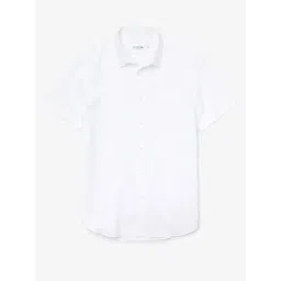 Lacoste White Regular Fit Shirt-picture-30