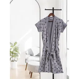 LacyLook Women Printed Bath Robe-picture-29