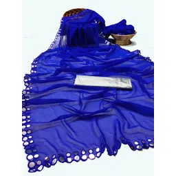 laddu creation Unstitched Georgette Salwar Suit Material Embellished-picture-19