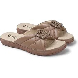 ladies hub Women's Fashion Slipper Sandals Comfort Wedge Heels with Extra Soft Cushion Footbed & Arch Support Footwear-picture-51