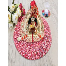 LADLI JEE Pink Woven Design Heat Resistant Table Placemats-picture-11