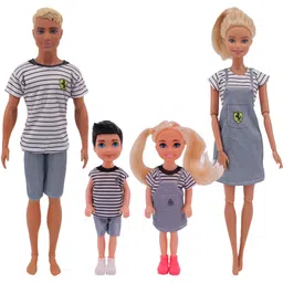 ladli Dollhouse Family– Mom, Dad, Son & Daughter Figures Pretend Play For Kids-picture-17