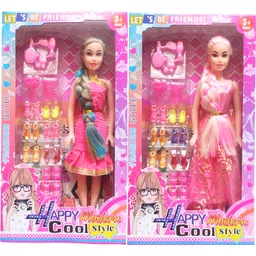 ladli Fashion Princess Single Doll with Long Hairs Stylish Long Hair Set Dolls-picture-27