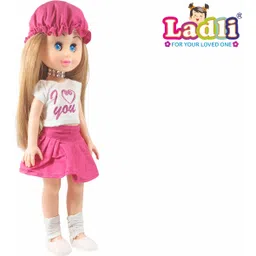 ladli Girl Doll in Western skult Dress with Accessories Suitable for kids 2 years-picture-26