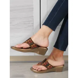 ladoo's Women Wedges Sandal-picture-11