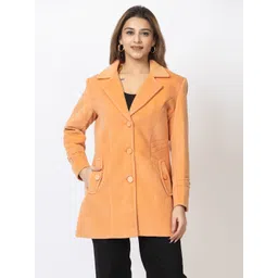 lady leaf Acrylic Solid Coat For Women-picture-17