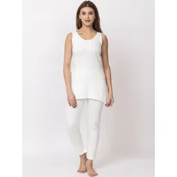 Lady Leaf Round Neck Thermal Set-picture-50