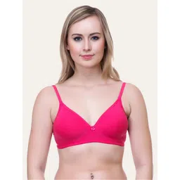 Lady Lyka Medium Coverage Lightly Padded All Day Comfort Seamless Cotton T-shirt Bra-picture-24