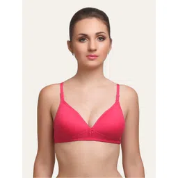 Lady Lyka Medium Coverage Lightly Padded Seamless Cotton T-Shirt Bra-picture-17