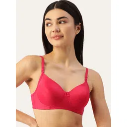 Lady Lyka Medium Coverage Lightly Padded Seamless Cotton T-Shirt Bra-picture-19