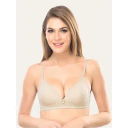Lady Lyka Medium Coverage Lightly Padded Seamless Cotton T-Shirt Bra image 1