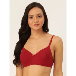 Lady Lyka Pack of 2 Solid Non-Wired Lightly Padded T-shirt Bra image 4