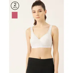 Lady Lyka Pack Of 2 Solid Non-Wired Lightly Padded Workout Bras PROVOGUE-PNCH-LGRY-picture-26