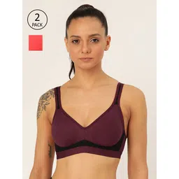 Lady Lyka Pack of 2 Solid Non-Wired Non Padded Beginners Bra-picture-33