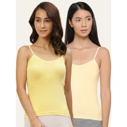 Lady Lyka Yellow Camisole (Pack of 2)-picture-18