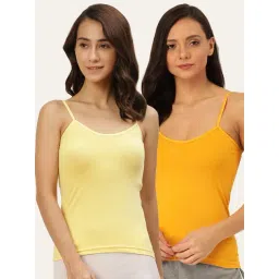 Lady Lyka Yellow Camisole (Pack of 2)-picture-11