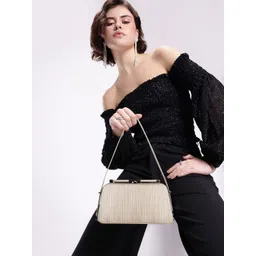 LADY QUINTON Textured Structured Shoulder Bag-picture-18