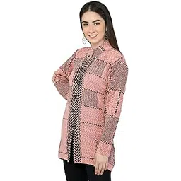 lady willington Women Woolen Long Coat Warm Fabric Cardigan Winter Wear Pure Wool Thick Sweater for Women 100% Rainbow Wool Free Size Cotty Fully Warm Cardigans with Side Pockets (2XL, LIGHTCHERRY)-picture-38