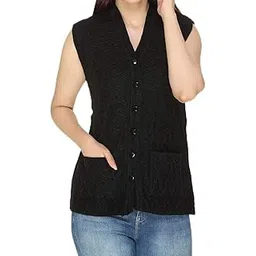 lady willington Women's Wool V-Neck Cardigan-picture-24