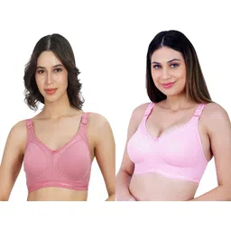 ladyland Pack of 2 Women T-Shirt Non Padded Bra-picture-21
