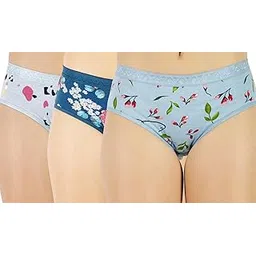 ladyland Women Full Coverage Hipster Panty Pack of 3 All Days Comfortable Panty-picture-27