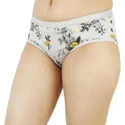 ladyland Pack of 3 Women Hipster Pink, Grey, Green Panty image 5