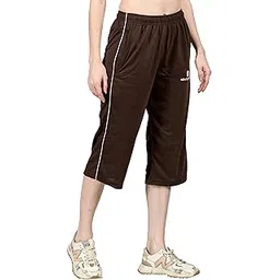 ladywillington Solid Capri’s for Women, Night Pyjamas for Women, Night Dress, Lounge Wear, 3/4 Pyjama,– Capri for Ladies Cotton Night Wear With Zipper Side Pockets-picture-35