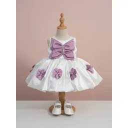 Lagorii Applique Satin Fit & Flare Dress-picture-29