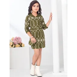 Lagorii Embroidered Fit & Flare Dress-picture-56