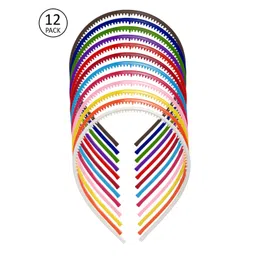 LAIDA Girls Set Of 12 Multicoloured Hairband-picture-29