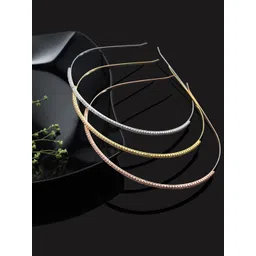 LAIDA Girls Set of 3 Multicoloured Embellished Hairband-picture-11