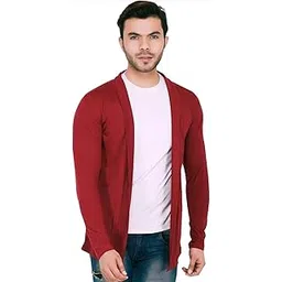 laincho Men's Cotton Open Shrug | Full Sleeve Cotton Open Long Cardigan for Men | Best for Casual Wear, Fashion Wear.-picture-29
