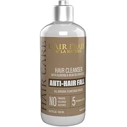L'AIR FRAIS Anti-Hair Fall Shampoo | Hair Cleanser with Almond & Dead Sea Minerals | Reetha, Bhringraj & Shikakai Extracts | Paraben & Sulphate Free | Deep Conditioning for Hair Growth | Suitable for All Hair Types | 300ml-picture-17