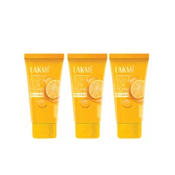 Lakme 3Pcs Skin Perfect Blush & Glow Lemon Facewash with Vitamin C Serum - 100g each-picture-28