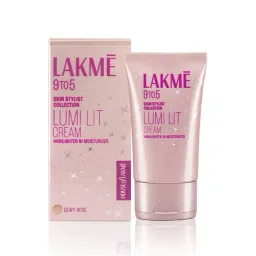 Lakme 9 To 5 Lumi Lit Cream Highlighter In Moisturizer Dewy Rose - 30 gm-picture-39