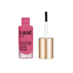 Lakme 9 to 5 Primer + Gloss Nail Color - Magenta Mix - 6 ml-picture-18