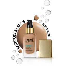 Lakme 9to5 Hya Matte Foundation With Hyaluronic Acid 25ml - Warm Caramel-picture-13